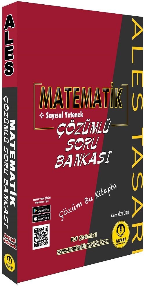 Tasarı ALES Matematik Sayısal Yetenek Soru Bankası Çözümlü Tasarı Yayınları