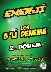 Palme 8. Sınıf LGS 2. Dönem Enerji 5 li Deneme Palme Yayınları