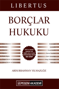 Pegem KPSS A Libertus Borçlar Hukuku Konu Anlatımı Pegem Akademi Yayınları