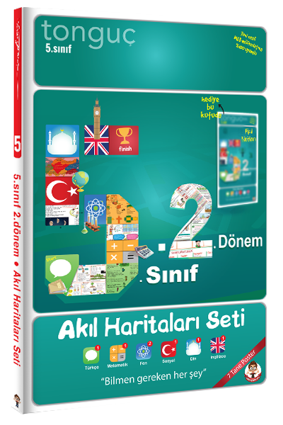 Tonguç 5. Sınıf 2. Dönem 5.2 Akıl Haritaları Seti Tonguç Akademi