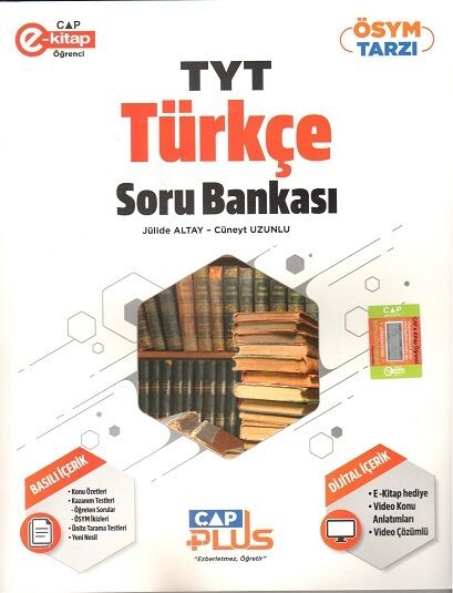 Çap Yayınları YKS TYT Türkçe Plus Soru Bankası Çap Yayınları