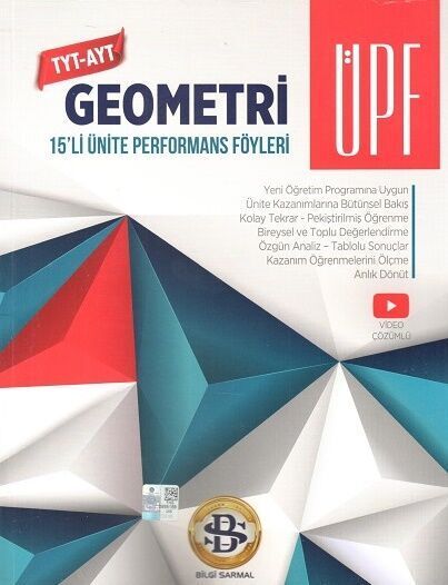 Bilgi Sarmal YKS TYT AYT Geometri ÜPF Ünite Performans Föyleri Bilgi Sarmal Yayınları