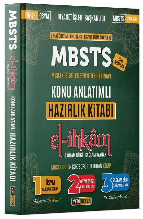 Yedibeyza MBSTS EL-İHKAM Konu Anlatımlı Hazırlık Kitabı - Mehmet Ümütli Yedibeyza Yayınları