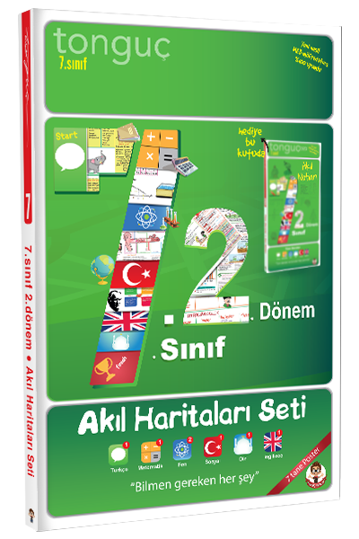 Tonguç 7. Sınıf 2. Dönem 7.2 Akıl Haritaları Seti Tonguç Akademi