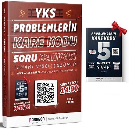 Paragon YKS Problemlerin Karekodu Soru Bankası Çözümlü Paragon Yayıncılık