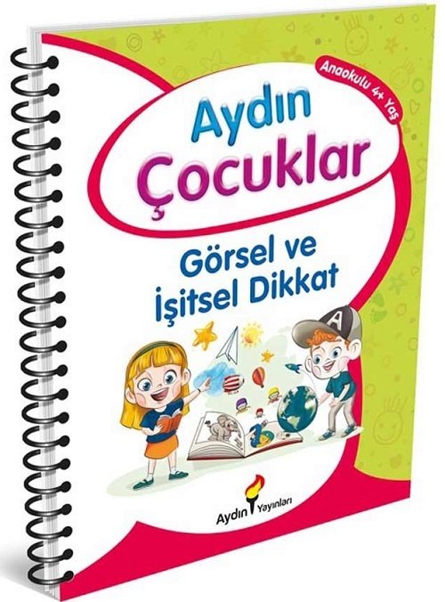 Aydın Anaokulu 4 Yaş Görsel ve İşitsel Dikkat Aydın Yayınları