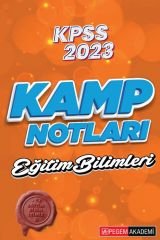 SÜPER FİYAT - Pegem 2023 KPSS Eğitim Bilimleri Kamp Ders Notları Pegem Akademi Yayınları