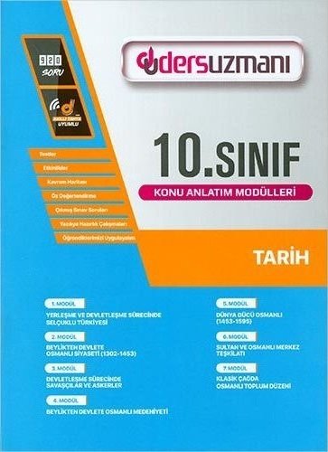 Ders Uzmanı 10. Sınıf Tarih Konu Anlatım Modülleri Ders Uzmanı Yayınları