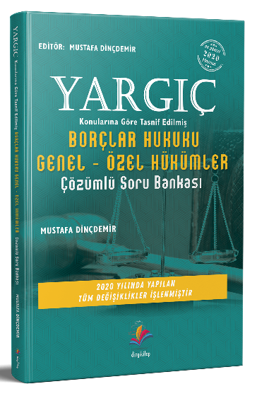 Dizgi Kitap Yargıç Borçlar Hukuku Genel-Özel Hükümler Soru Bankası - Mustafa Dinçdemir Dizgi Kitap