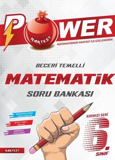 Nartest 6. Sınıf Matematik Power Soru Bankası Nartest Yayınları