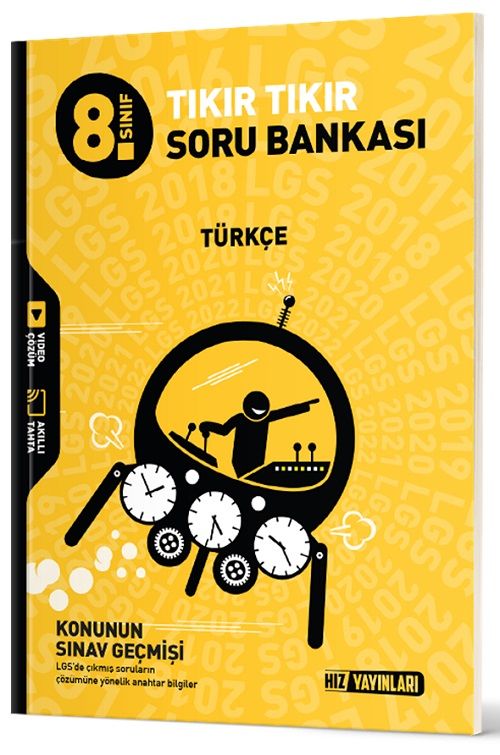 Hız Yayınları 8. Sınıf Türkçe Tıkır Tıkır Soru Bankası Hız Yayınları