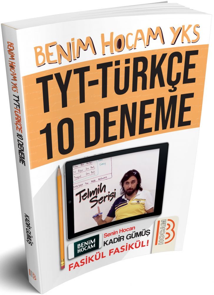 SÜPER FİYAT - Benim Hocam YKS TYT Türkçe 10 Deneme Kadir Gümüş Benim Hocam Yayınları