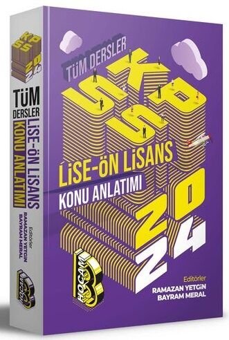 Benim Hocam 2024 KPSS Lise Ön Lisans Konu Anlatımlı Tek Kitap Benim Hocam Yayınları