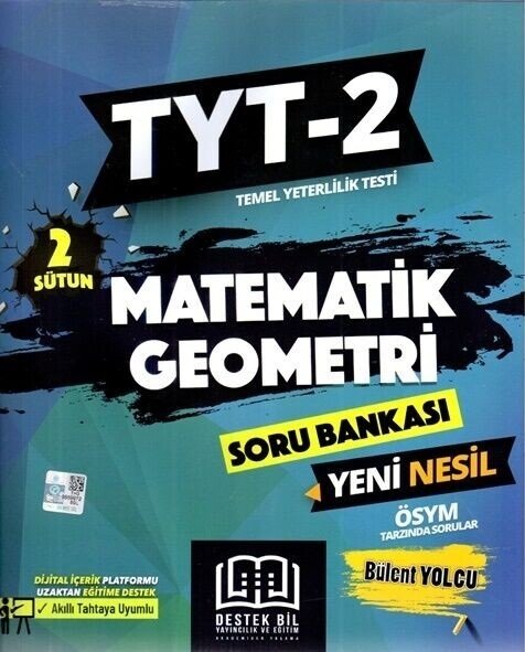 Destek Bil YKS TYT-2 Matematik Geometri Soru Bankası Destek Bil Yayınları