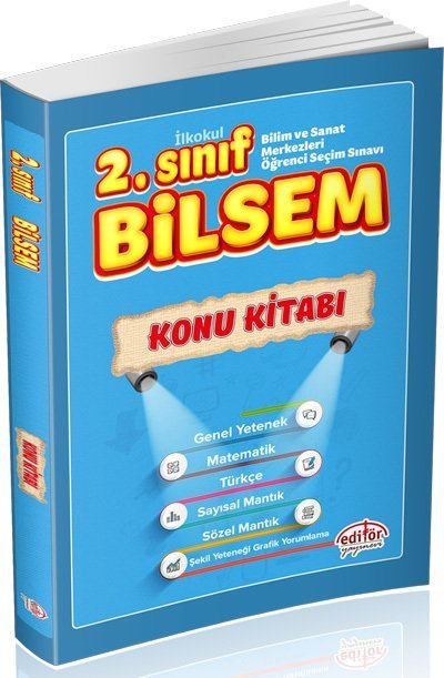 Editör 2. Sınıf BİLSEM Hazırlık Konu Kitabı Editör Yayınları