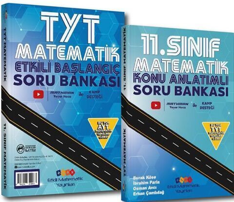 Etkili Matematik YKS TYT 11. Sınıf Matematik Etkili Başlangıç Konu Anlatımlı Soru Bankası Etkili Matematik Yayınları