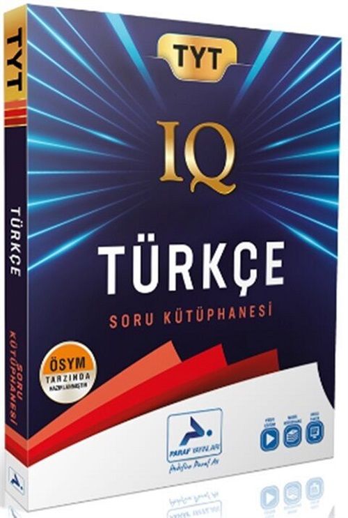 Paraf YKS TYT Türkçe IQ Soru Kütüphanesi Paraf Yayınları