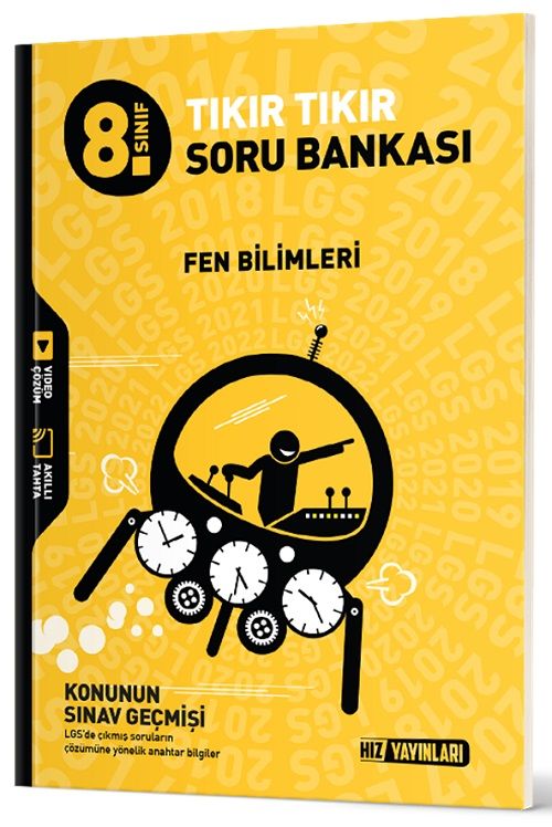 Hız Yayınları 8. Sınıf Fen Bilimleri Tıkır Tıkır Soru Bankası Hız Yayınları