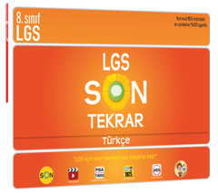 Tonguç 8. Sınıf LGS Türkçe Son Tekrar Tonguç Akademi