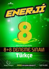 Palme 8. Sınıf Türkçe Enerji 8+8 Deneme Palme Yayınları