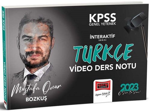 Yargı 2023 KPSS Türkçe İnteraktif Video Ders Notu - Mustafa Onur Bozkuş Yargı Yayınları