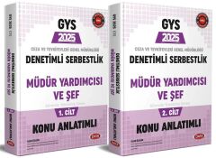 Data 2025 GYS Ceza ve Tevkifevleri Denetimli Serbestlik Müdür Yardımcısı ve Şef Konu Anlatımlı Seti Görevde Yükselme Data Yayınları