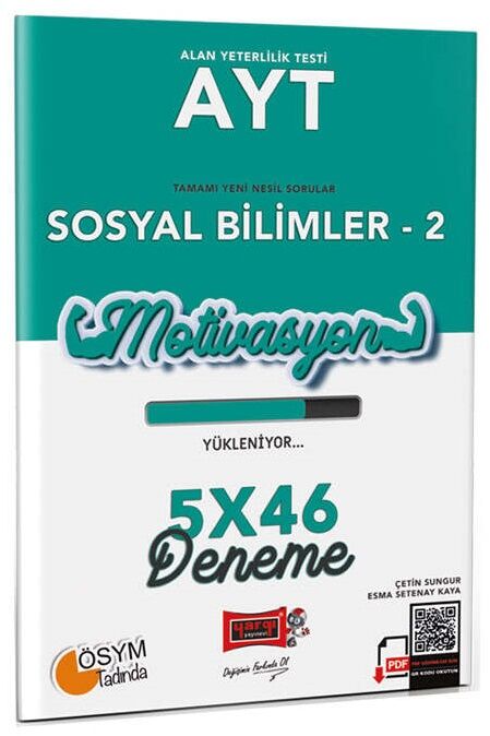 SÜPER FİYAT - Yargı YKS AYT Sosyal Bilimleri-2 Motivasyon 5x46 Deneme Yargı Yayınları