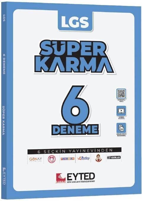 EYTED 8. Sınıf LGS Süper Karma 6 Deneme Çözümlü EYTED