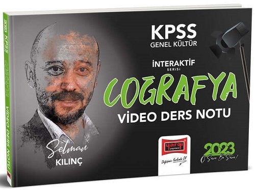 Yargı 2023 KPSS Coğrafya İnteraktif Video Ders Notu - Selman Kılınç Yargı Yayınları