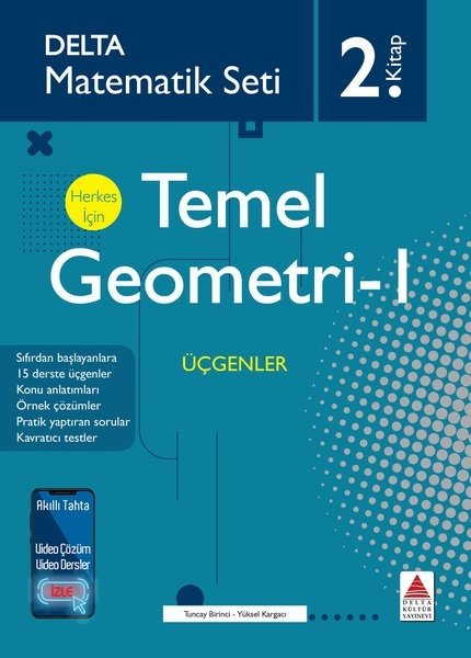 Delta Kültür Matematik Seti Temel Geometri-1 2. Kitap Delta Kültür Yayınları