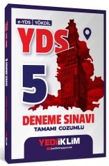 Yediiklim YDS E-YDS YÖKDİL 5 Deneme Çözümlü Yediiklim Yayınları