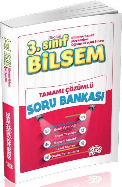 Editör 3. Sınıf BİLSEM Soru Bankası Çözümlü Editör Yayınları