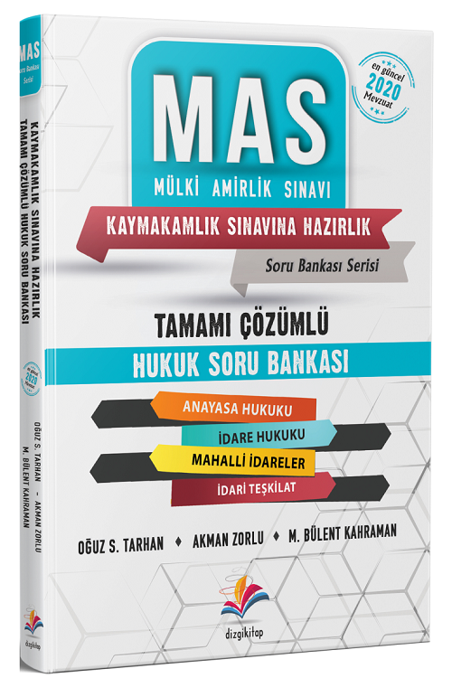 Dizgi Kitap 2020 MAS Kaymakamlık HUKUK Soru Bankası Çözümlü Dizgi Kitap Yayınları