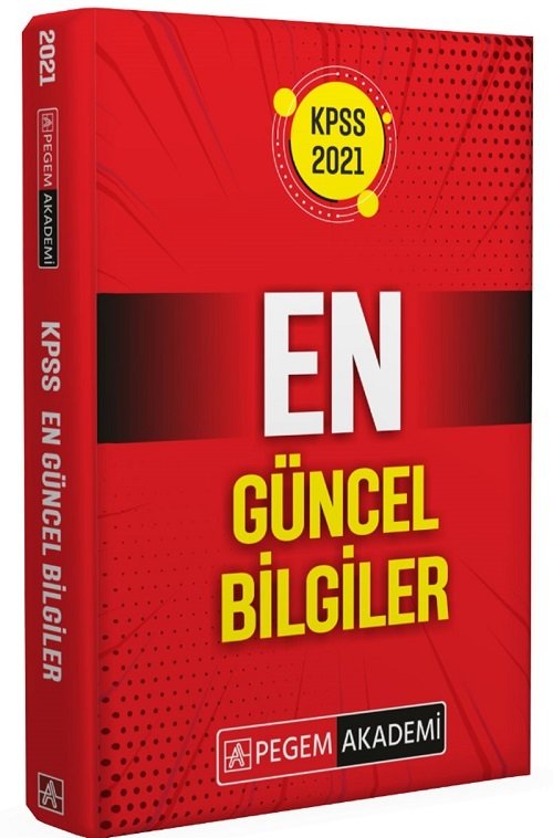 Pegem 2021 KPSS En Güncel Bilgiler Pegem Akademi Yayınları