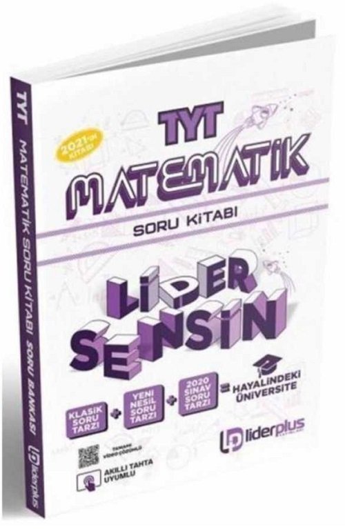 SÜPER FİYAT - Lider Plus 2021 YKS TYT Matematik Lider Sensin Soru Bankası Lider Plus Yayınları