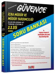 Doru İcra Müdür ve Müdür Yardımcılığı Güvence Soru Bankası Çözümlü Görevde Yükselme Doru Yayıncılık