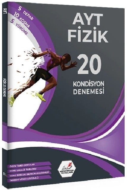 Kondisyon YKS AYT Fizik 20 Deneme Sınavı Kondisyon Yayınları