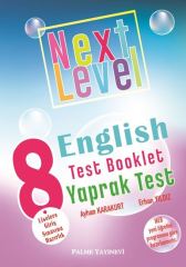 Palme 8. Sınıf English Next Level Test Booklet Yaprak Test Palme Yayınları