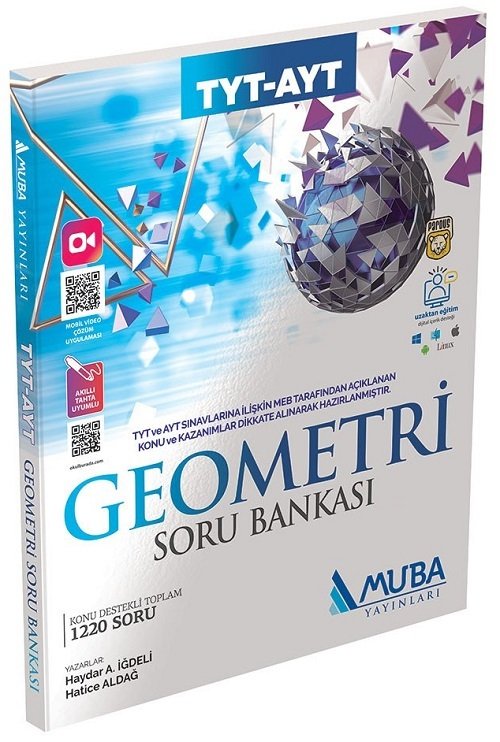 Muba YKS TYT AYT Geometri Soru Bankası Muba Yayınları