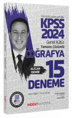 SÜPER FİYAT - İndeks Akademi 2024 KPSS Coğrafya 15 Deneme Çözümlü - Alican Demir İndeks Akademi Yayıncılık