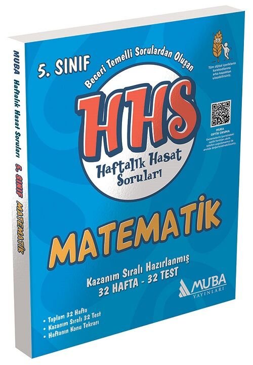 Muba 5. Sınıf Matematik HHS Haftalık Hasat Soruları Muba Yayınları