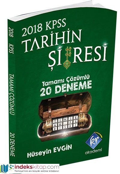 KR Akademi 2018 KPSS Tarihin Şifresi 20 Deneme Çözümlü KR Akademi