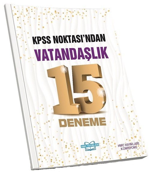 HMC Yayınları KPSS Noktasından Vatandaşlık 15 Deneme HMC Yayınları