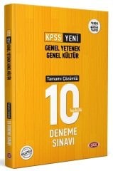 Data KPSS Genel Yetenek Genel Kültür 10 Deneme Çözümlü Data Yayınları