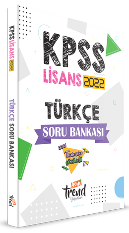 Yeni Trend 2022 KPSS Türkçe Lisans Soru Bankası Çözümlü Yeni Trend Yayınları