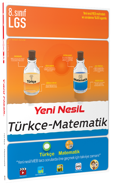 Tonguç 8. Sınıf LGS Yeni Nesil Türkçe Matematik Soru Bankası Tonguç Akademi