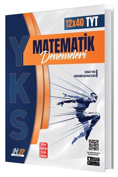 Hız ve Renk YKS TYT Matematik 12x40 Deneme Hız ve Renk Yayınları