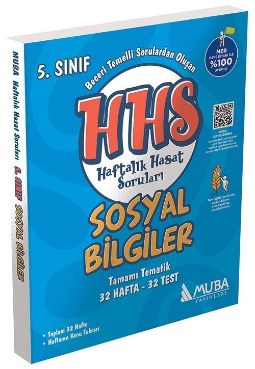 Muba 5. Sınıf Sosyal Bilgiler HHS Haftalık Hasat Soruları Muba Yayınları