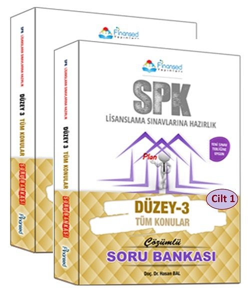 Finansed SPK Düzey-3 Tüm Konular Soru Bankası Set Finansed Yayınları