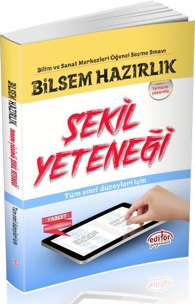 Editör BİLSEM Hazırlık Şekil Yeteneği Editör Yayınları